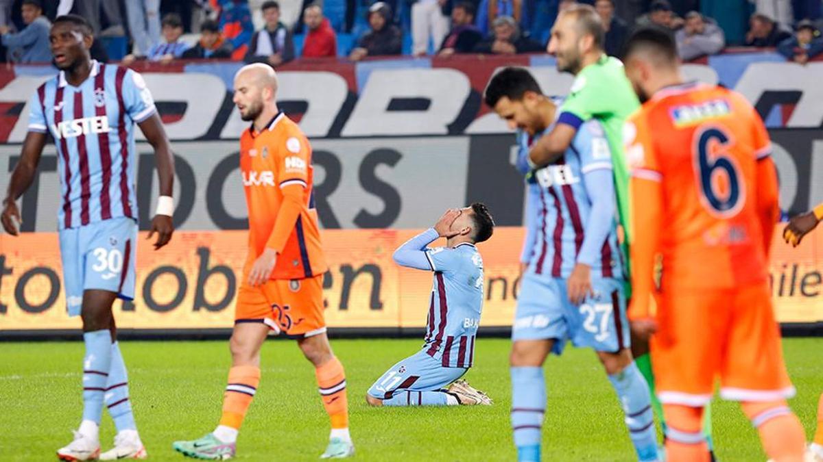 Trabzonspor'un Başakşehir kabusu! Abdullah Avcı'nın hedefi tutmadı...