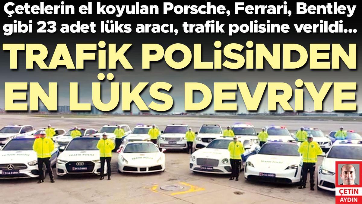 Trafik polisinden en lüks devriye