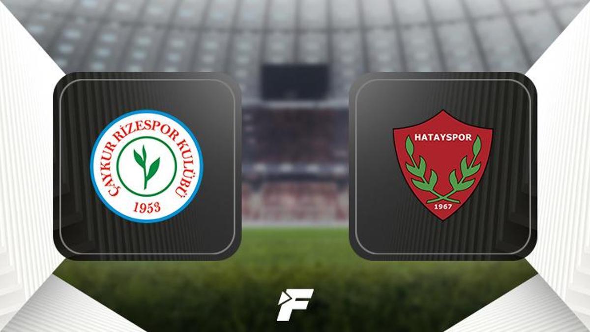 Çaykur Rizespor - Hatayspor maçı ne zaman, saat kaçta ve hangi kanalda?