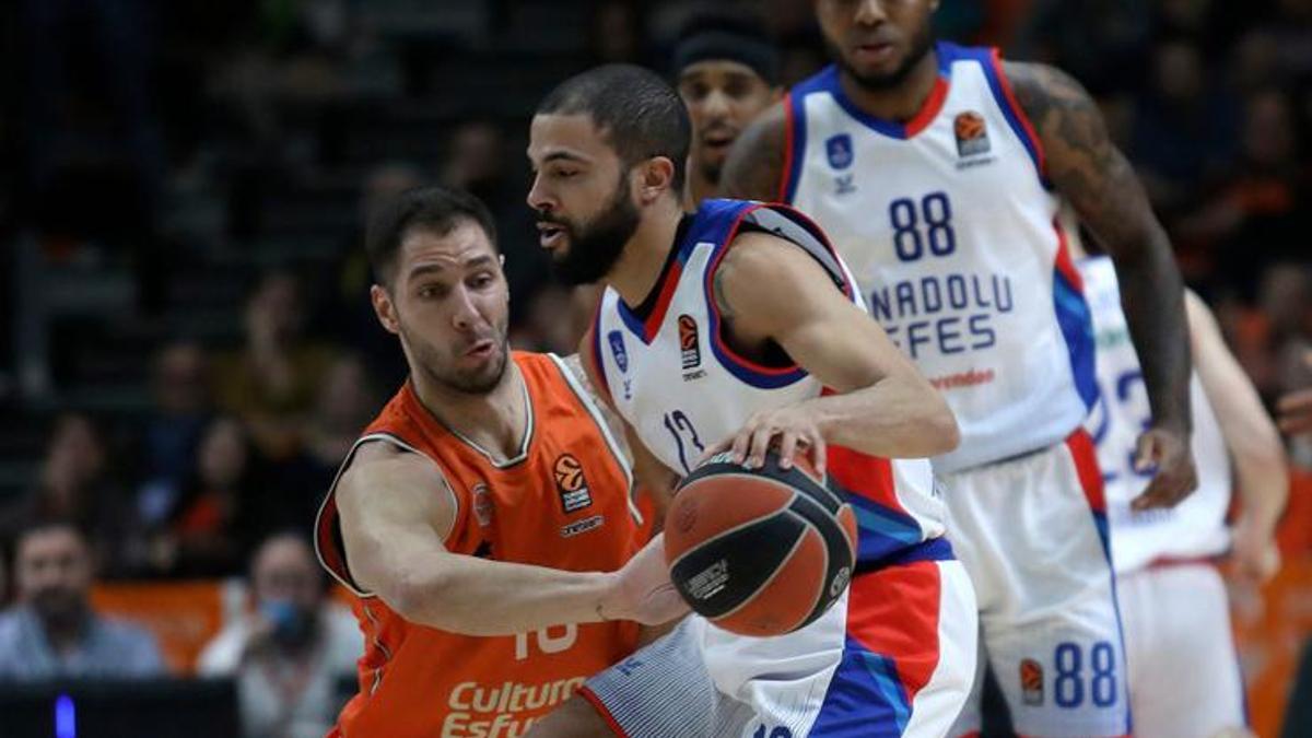 (ÖZET) Valencia Basket - Anadolu Efes maç sonucu: 93-88