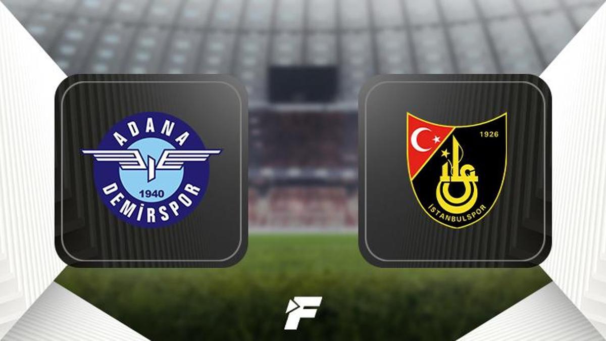 Adana Demirspor - İstanbulspor maçı (CANLI)