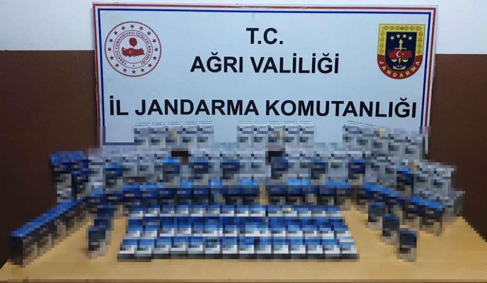 Ağrı'da 8 bin 564 paket kaçak sigara ele geçirildi