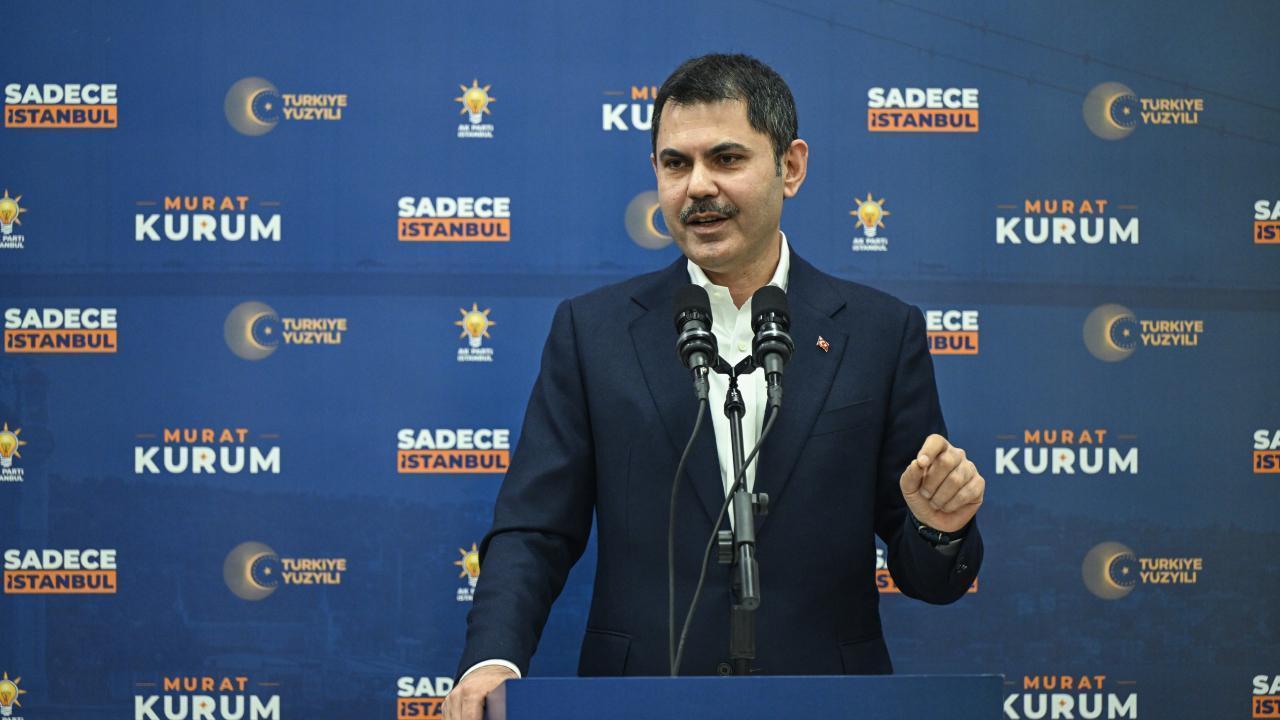 AK Parti İBB Başkan adayı Murat Kurum projelerini açıklıyor