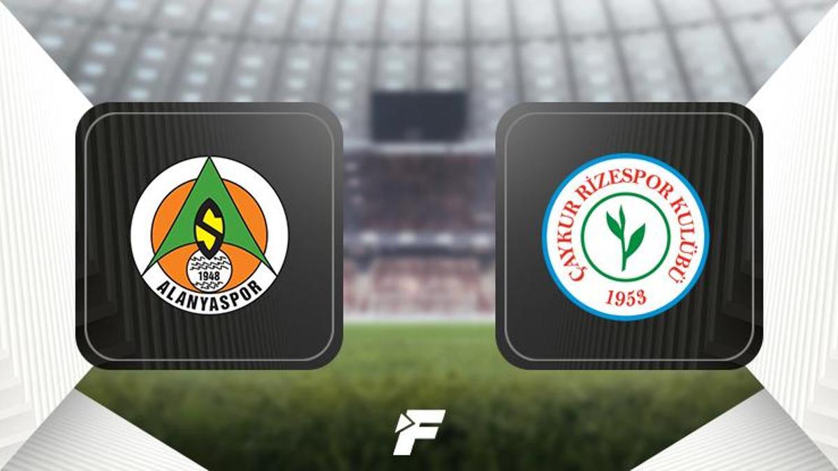 Alanyaspor - Çaykur Rizespor maçı hangi kanalda, saat kaçta?