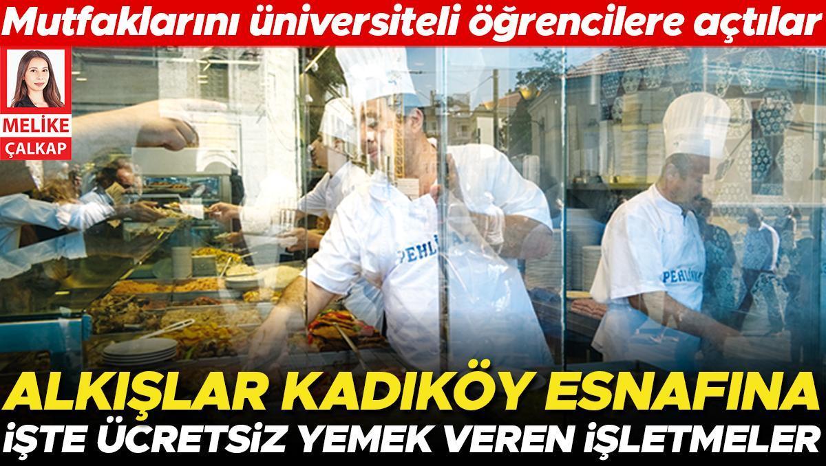 Alkışlar Kadıköy esnafına