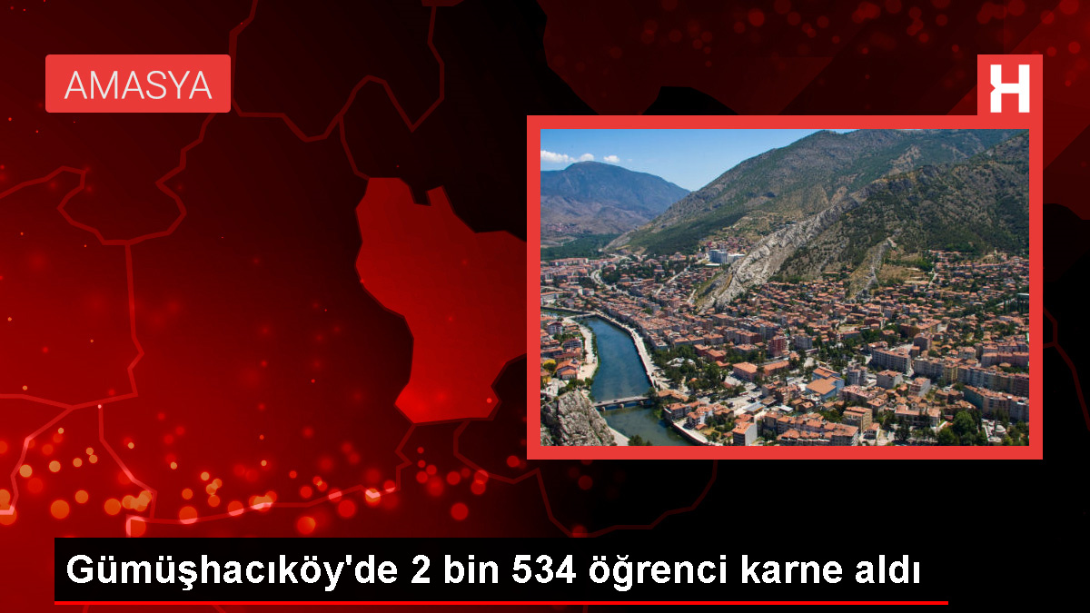 Amasya'da öğrenciler yarıyıl tatiline girdi