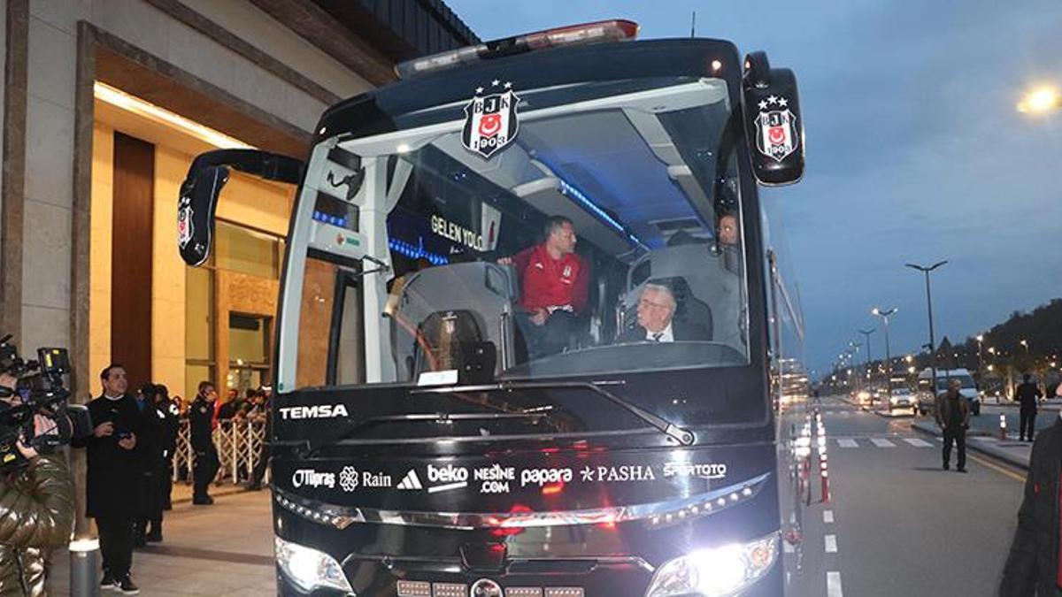 Beşiktaş'a Rize'de tepki