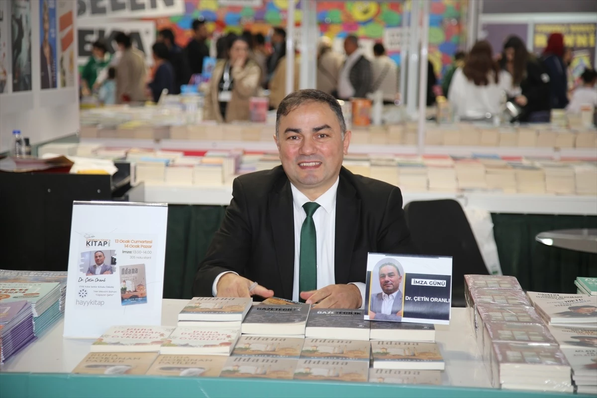 BİK Adana Şube Müdürü Çetin Oranlı, Çukurova 16. Kitap Fuarı'nda Okurlarıyla Buluştu