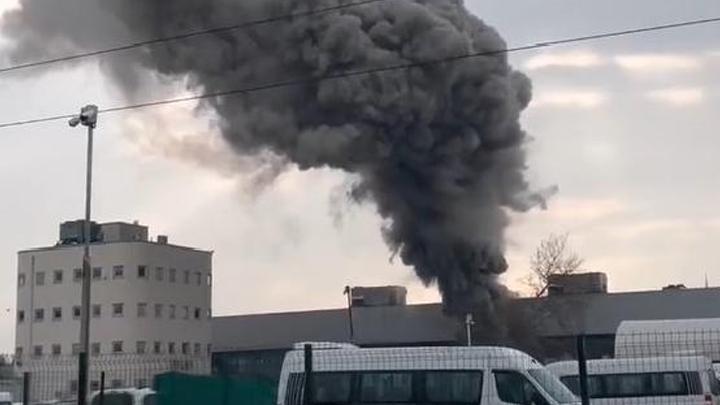 Bursa'da otobüs terminalinde korkutan yangın