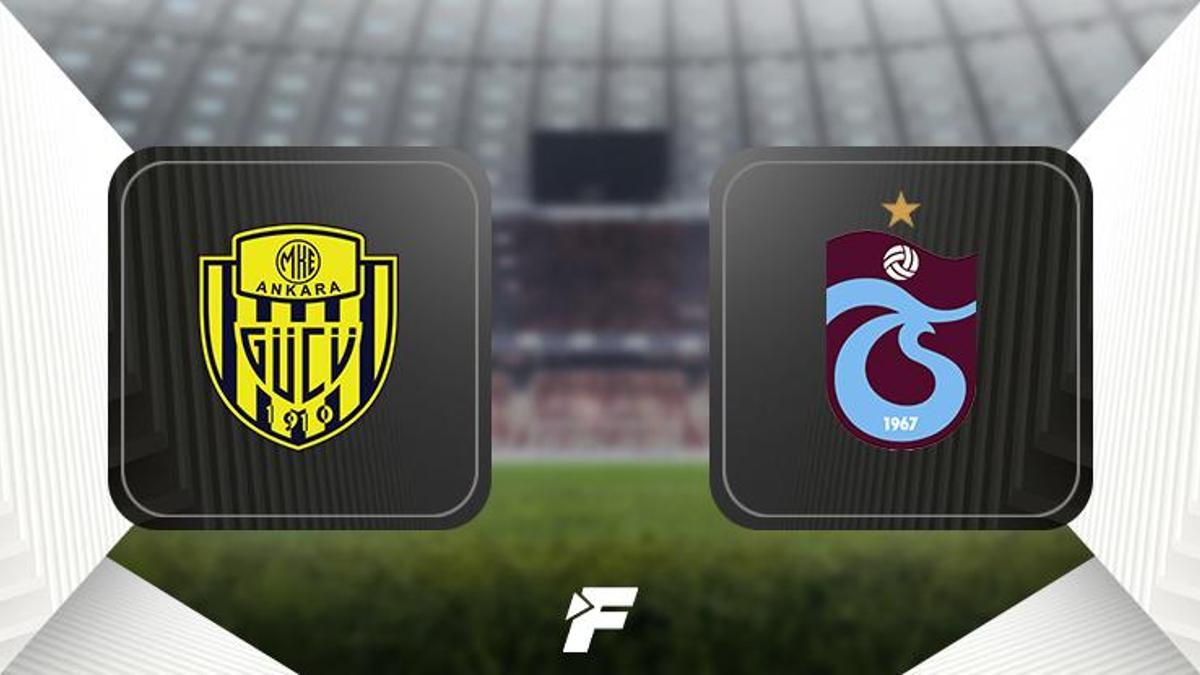 (CANLI) MKE Ankaragücü - Trabzonspor maçı