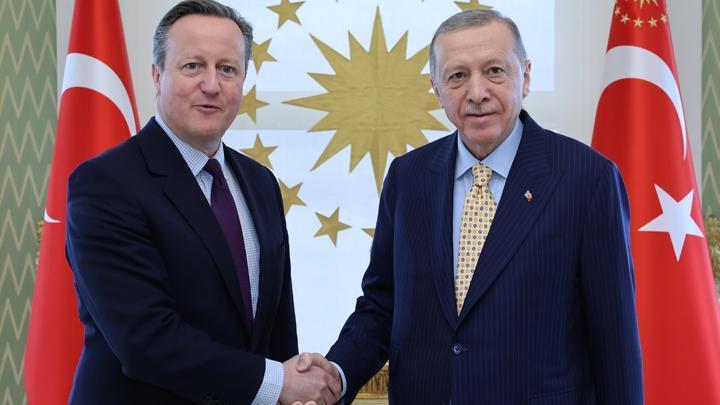 Cumhurbaşkanı Erdoğan, David Cameron ile bir araya geldi