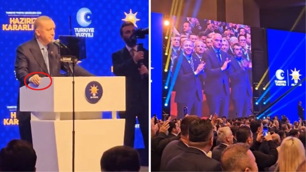 Cumhurbaşkanı Erdoğan tempo tuttu, tüm salon eşlik etti! İşte Ak Parti'nin seçim şarkısı