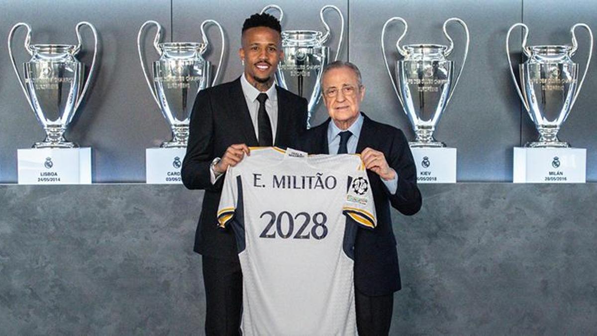 Eder Militao Real Madrid'le sözleşmesini uzattı