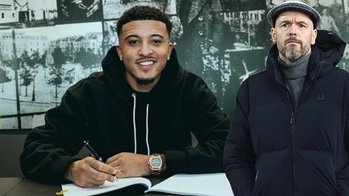 Erik ten Hag'dan Jadon Sancho itirafı! Manchester United'da kaos bitmiyor...