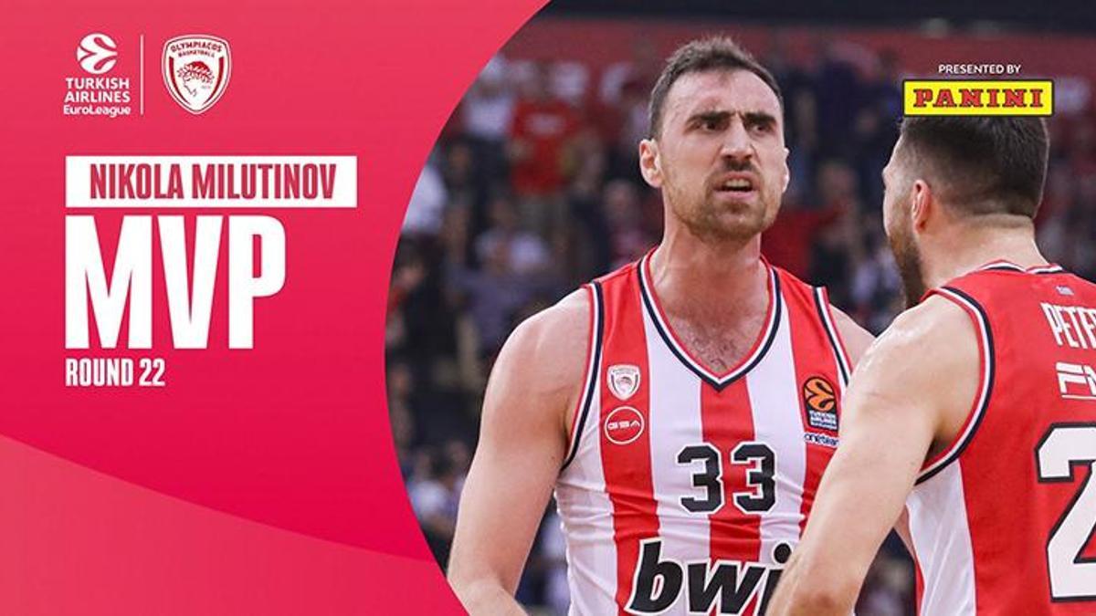 Euroleague’de haftanın MVP'si Nikola Milutinov