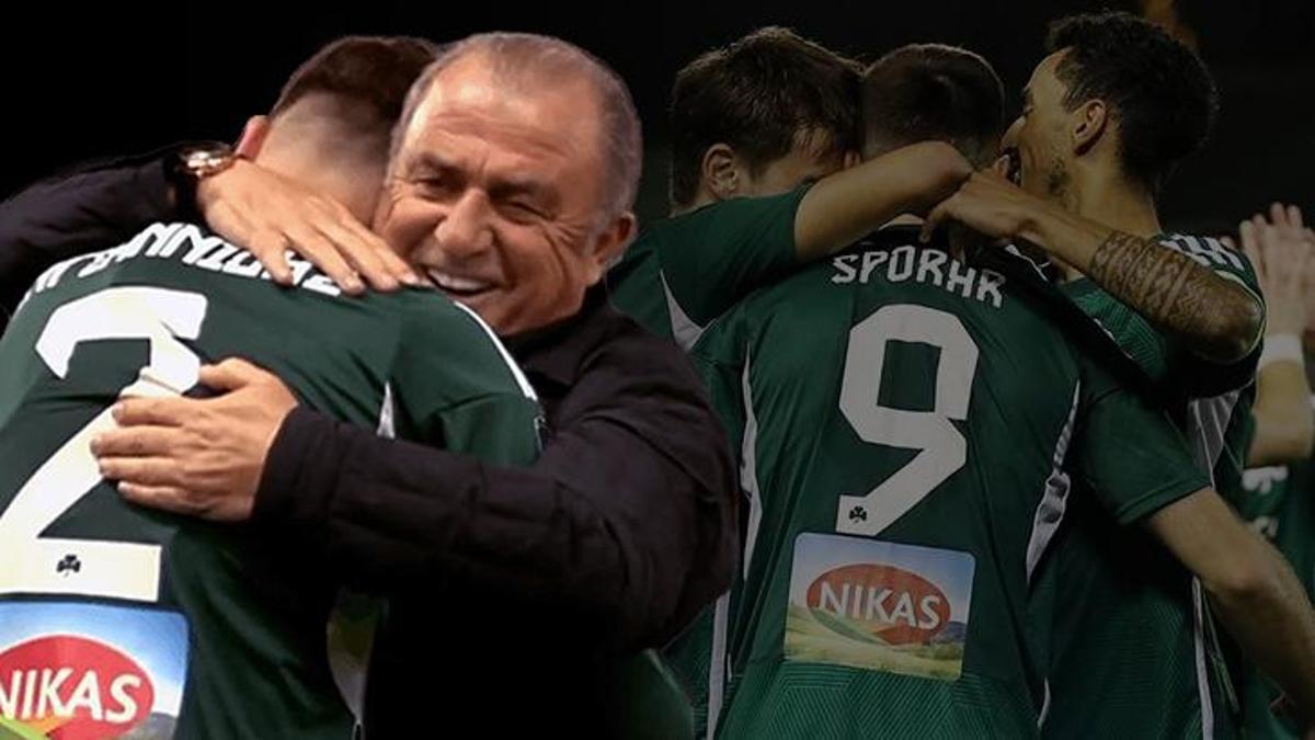 Fatih Terim'li Panathinaikos çeyrek finale yükseldi! Samet Akaydin siftahı yaptı