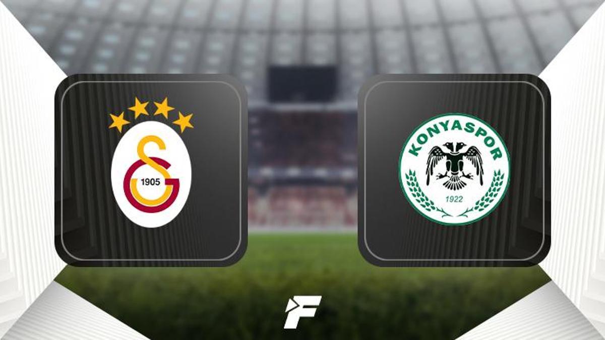 Galatasaray - Konyaspor maçı ne zaman, saat kaçta, hangi kanalda? (İlk 11'ler)