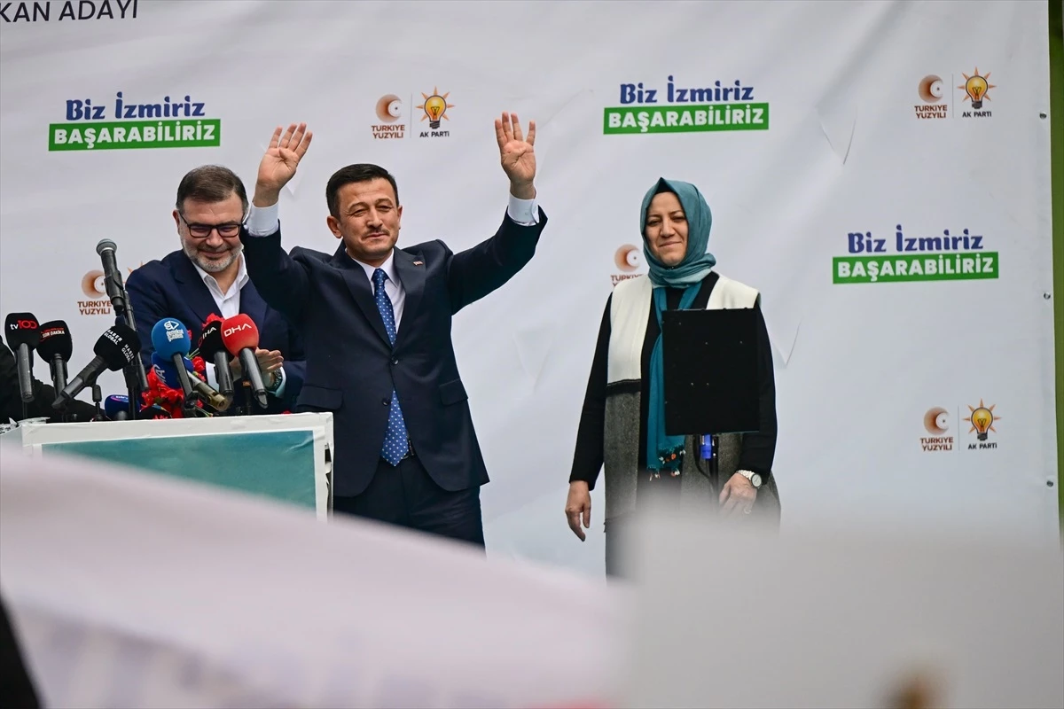 Hamza Dağ, İzmir Büyükşehir Belediye Başkan adayı olarak karşılandı