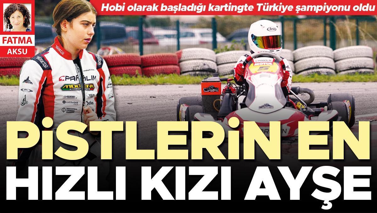 İlk milli kadın karting pilotu Ayşe Çebi... Hızlı ve azimli