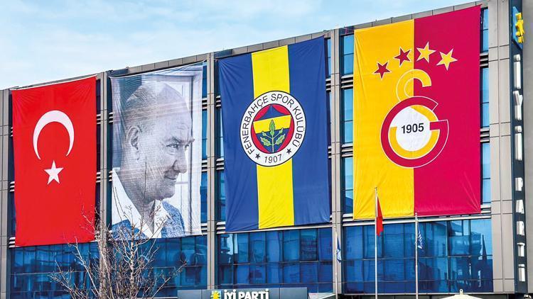 İYİ Parti’den dev bayraklar