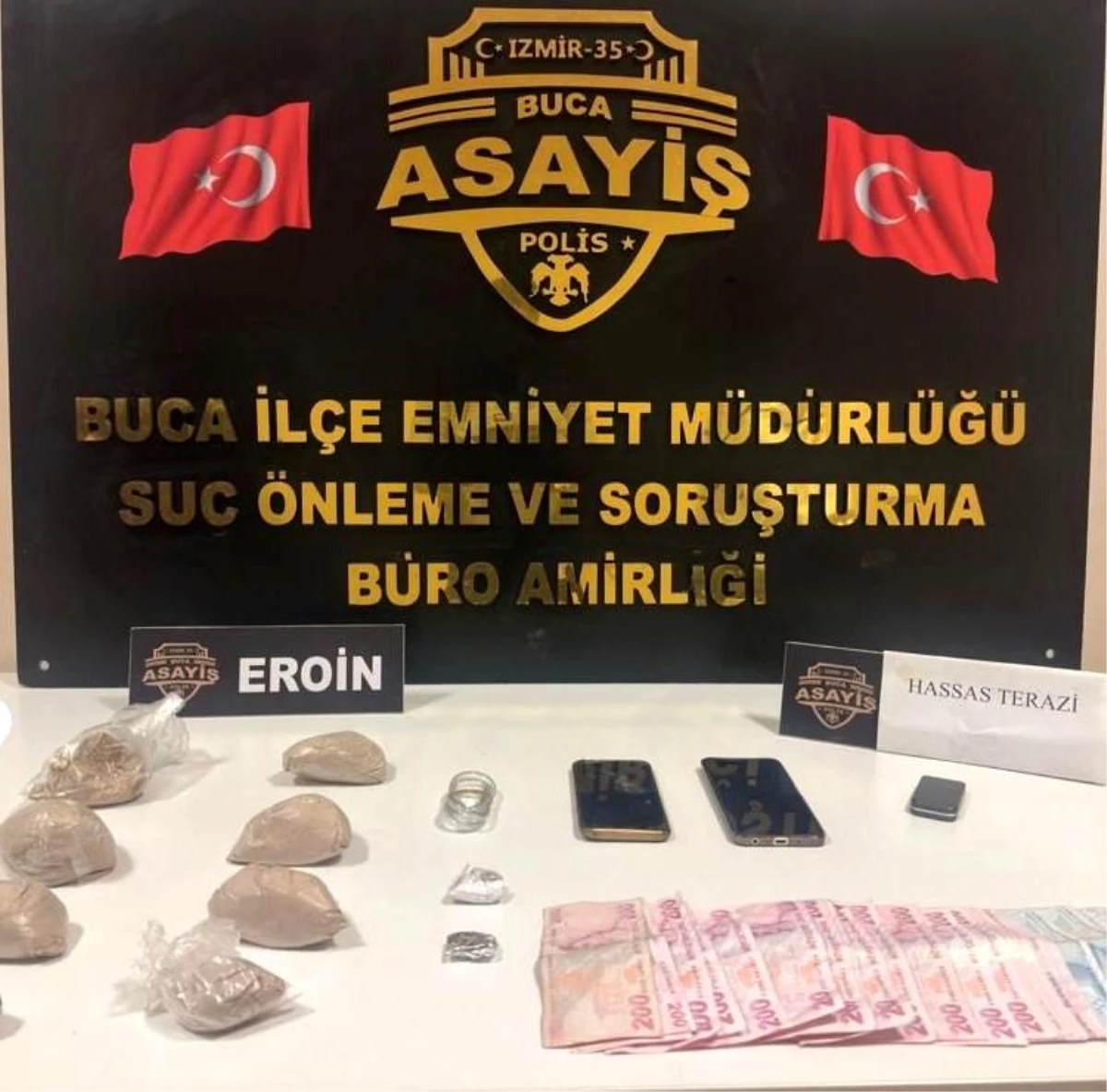 İzmir'de 660 gram eroin ele geçirildi, şüpheli tutuklandı