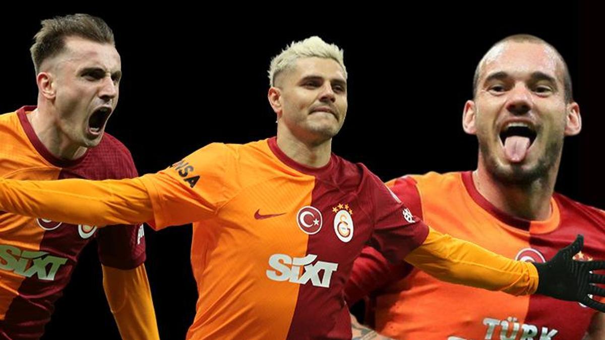 Kerem Aktürkoğlu'nun gecesi! Duble yaptı, Wesley Sneijder'e selam gönderdi!