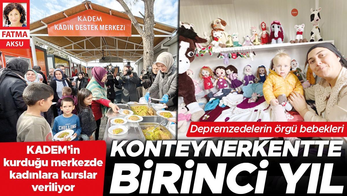 Konteynerkentte birinci yıl