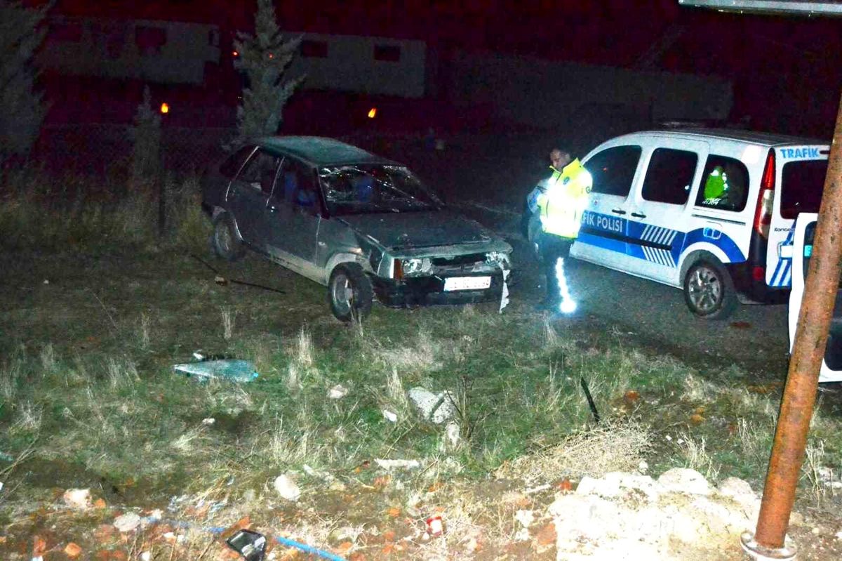 Konya'da trafik kazası: 1 kişi yaralandı