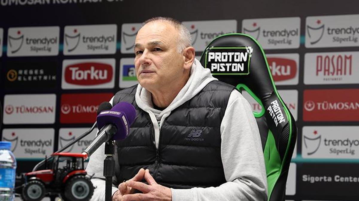 Konyaspor Teknik Direktörü Fahrudin Omerovic: 'Problemimiz psikolojik'