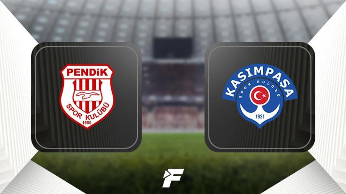 Pendikspor - Kasımpaşa maçı ne zaman, saat kaçta ve hangi kanalda? (Muhtemel 11'ler)