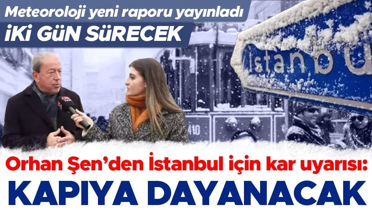 Prof. Dr. Orhan Şen İstanbul için tarih verdi: Kar kapıya dayanacak! Meteoroloji haftalık hava durumu tahmin raporunu paylaştı