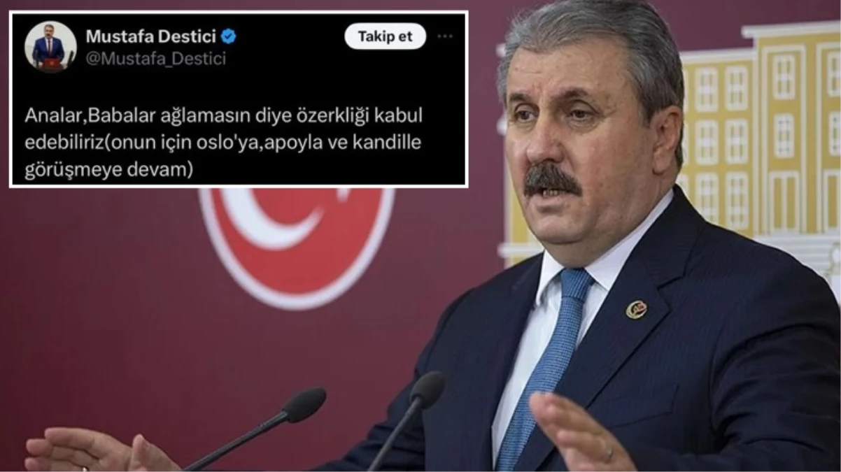 "Özerkliği kabul edebiliriz" paylaşımı yaptı mı? Destici'den açıklama var