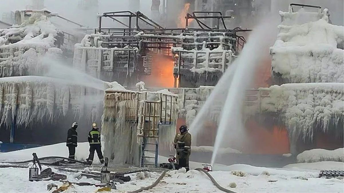 Rusya'nın en büyük doğal gaz şirketi Novatek'te yangın çıktı