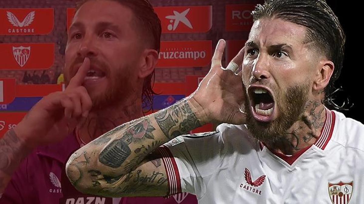 Sevilla'da Sergio Ramos taraftarla tartıştı: Çenenizi kapatın