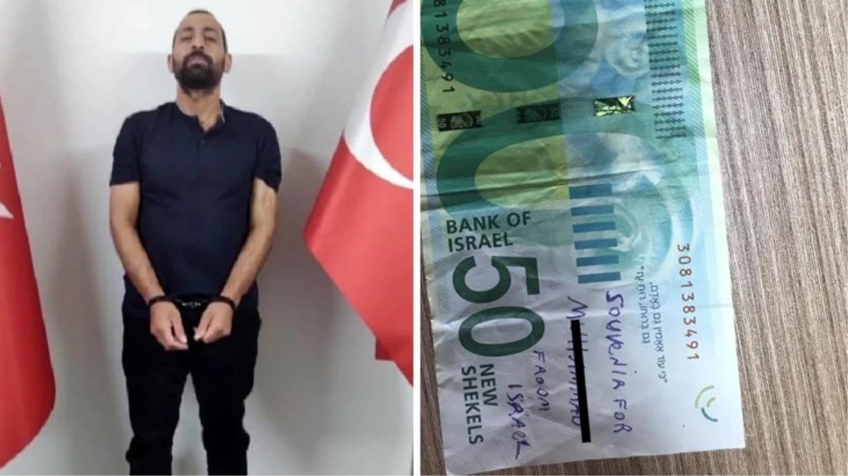 Türkiye'de yakalanan DEAŞ'lı teröristin üzerinden İsrail parası çıktı! Bir de not düşmüşler