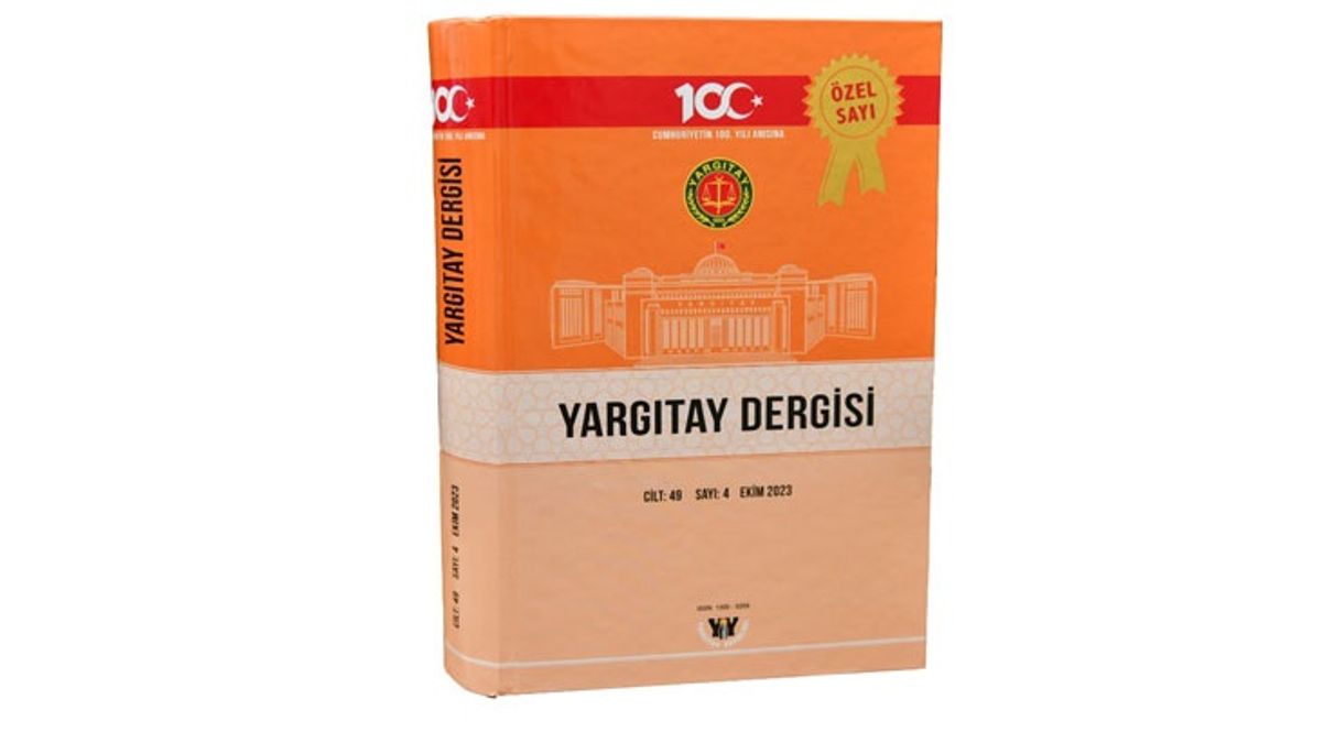 Yargıtay dergisinin Cumhuriyet'in 100. yılına özel sayısı yayımlandı