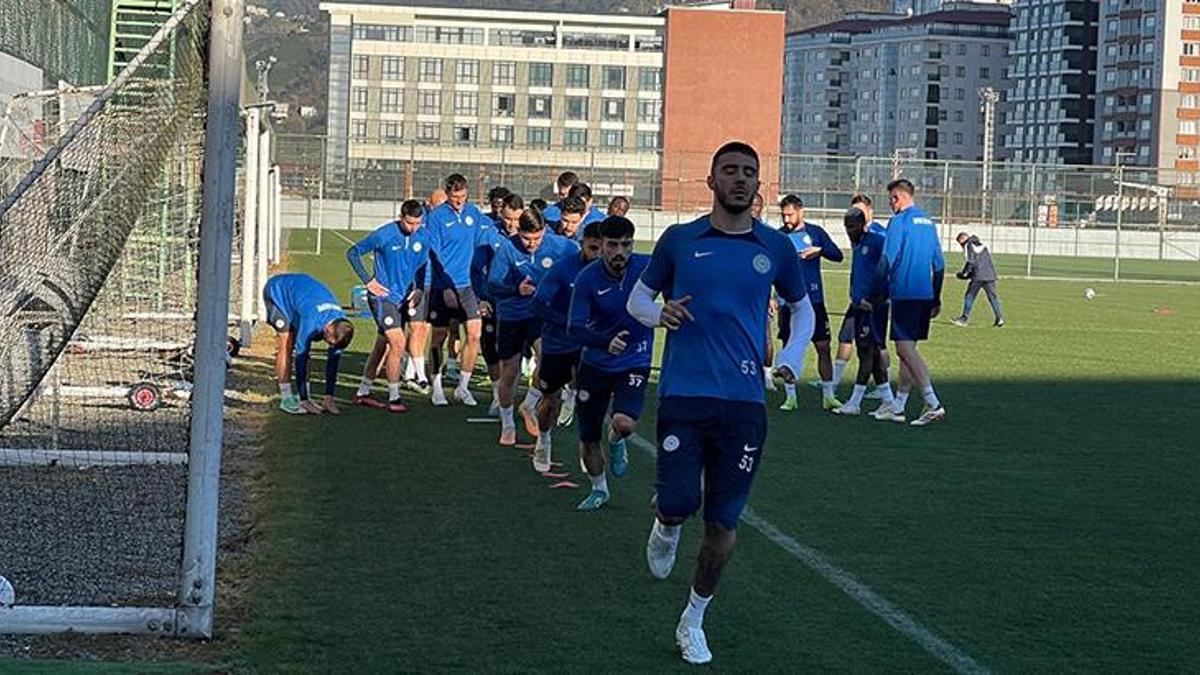 Çaykur Rizespor Kayserispor hazırlıklarına devam etti