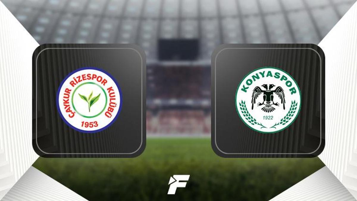 Çaykur Rizespor - Konyaspor maçı ne zaman, saat kaçta, hangi kanalda?