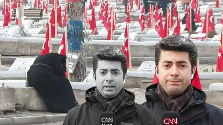 6 Şubat felaketinin yıl dönümü... CNN TÜRK canlı yayınında kahreden anlar: Muhabir Emrah Çakmak gözyaşlarını tutamadı