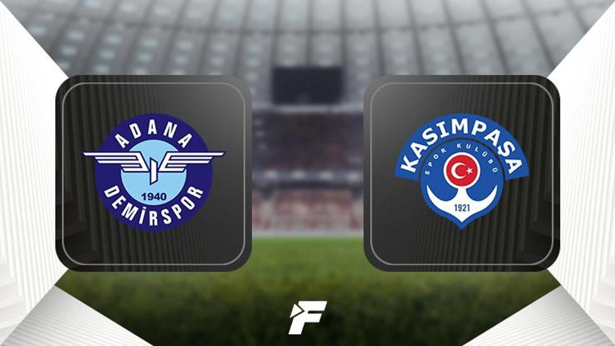 Adana Demirspor - Kasımpaşa maçı ne zaman, saat kaçta ve hangi kanalda?