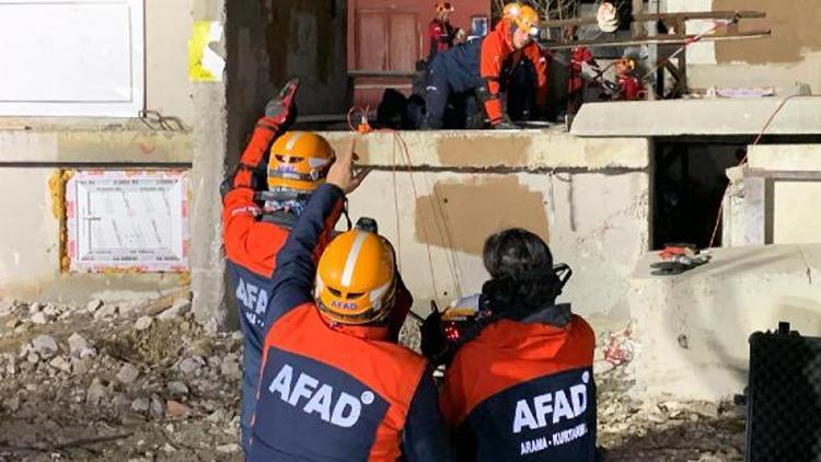 AFAD ekiplerinden 6 Şubat'ın yıl dönümünde tatbikat