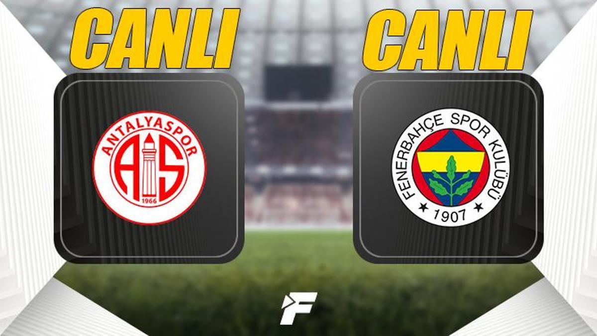 Antalyaspor - Fenerbahçe maçı canlı izle | beIN Sports 1 canlı yayın (Antalyaspor - Fenerbahçe maçı şifresiz) | Antalyaspor - Fenerbahçe maçı şifresiz canlı izle