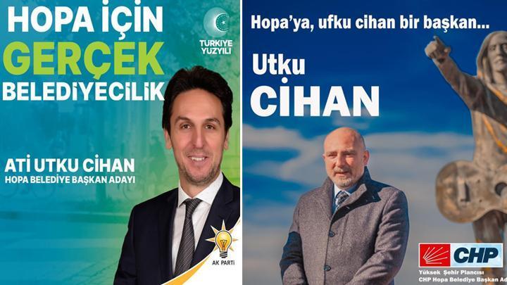 Artvin Hopa'da AK Parti ve CHP adaylarının isim benzerliği... 'Yerel seçim öncesi tatlı tesadüf'