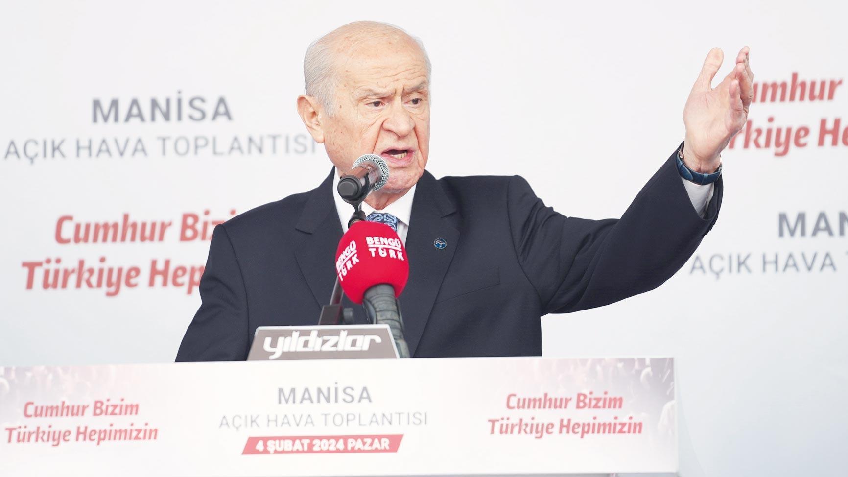 Bahçeli’den Manisa’da çağrı: Özgür’e sahip çıkın