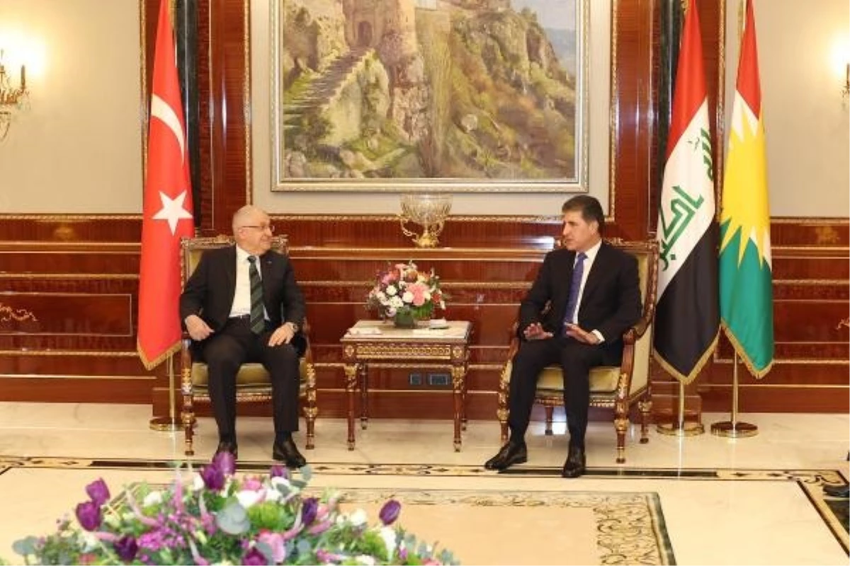 Bakan Güler, IKBY Başkanı Barzani ile görüştü! Ele alınan konu tüm bölgeyi ilgilendiriyor