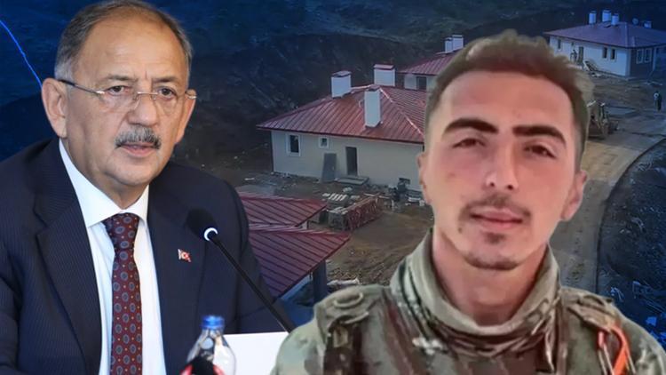 Bakan Özhaseki, Şehit Özdemir’in depremzede ailesine verdiği sözü tuttu: Evimizi bu hafta teslim edeceğiz