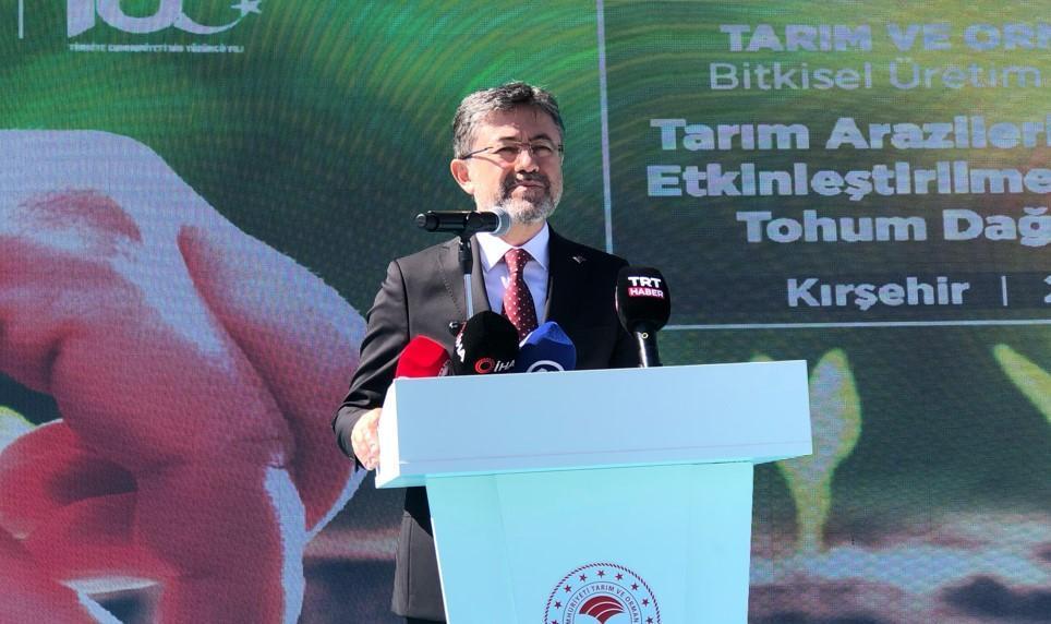 Bakan Yumaklı'dan tohum açıklaması