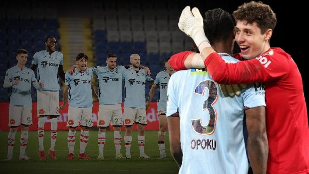 Başakşehir, Türkiye Kupası'nda penaltılarda turladı! Hatayspor elendi