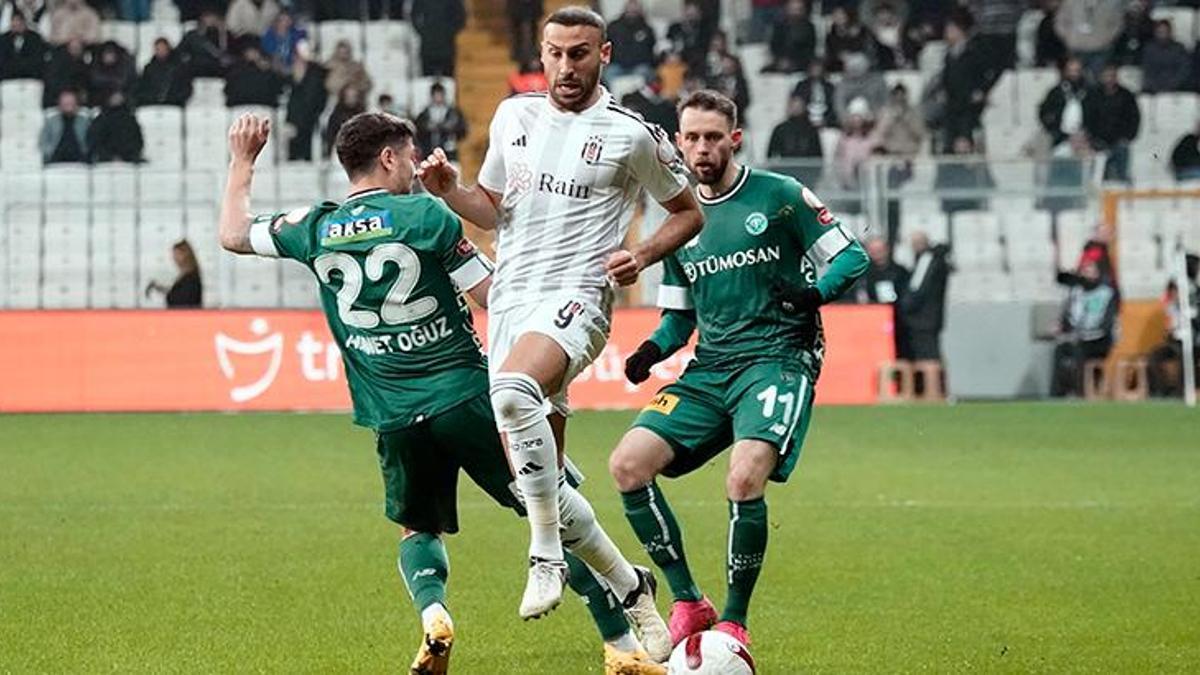 Beşiktaş-Konyaspor maçında dikkat çeken istatistik