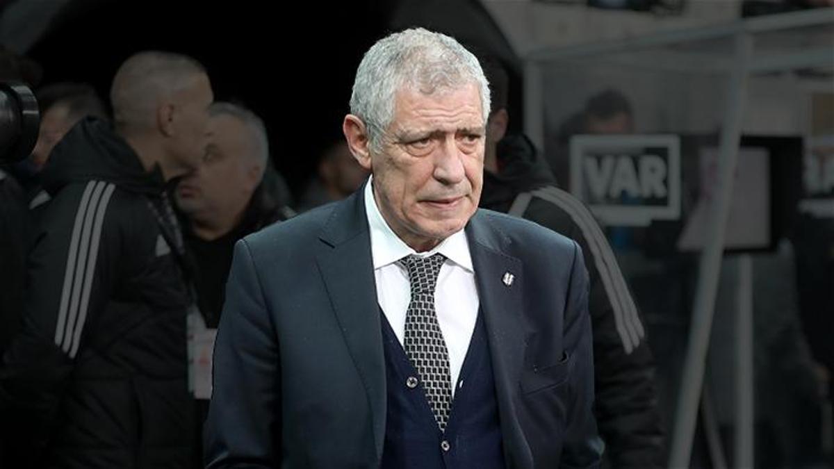 Beşiktaş'ta Fernando Santos'tan derbi öncesi sakatlık açıklaması! 'Durumuna bakacağız'